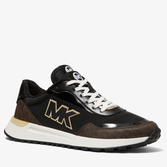 MICHAEL Michael Kors Bolt Nylon and Logo Trainer - Picture 1 of 6
